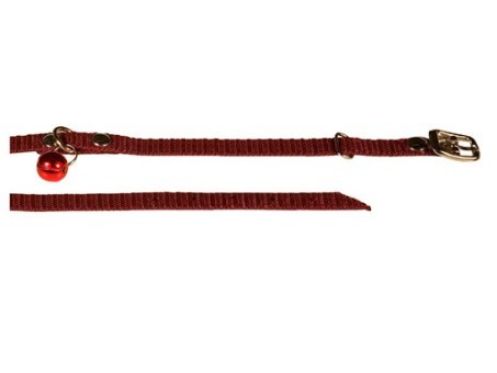 Ошейник для кошки с бубенчиком Каскад 1,2 см на шею 22-28 см (84949)