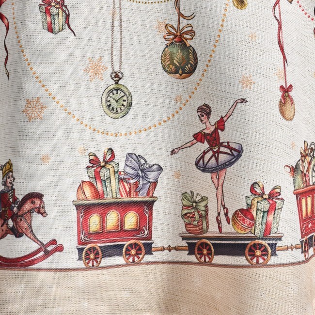 Скатерть d220 cm круглая, "щелкунчик" цвет: бежевый, tm lefard, полиэстер 100% Lefard (986-002-26) Скатерть d220 cm круглая, "щелкунчик" цвет: бежевый, tm lefard, полиэстер 100% Lefard (986-002-26)