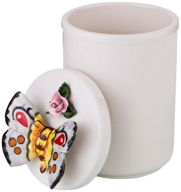 Емкость для сыпучих продуктов "бабочка" 1200 мл диаметр=12 см высота=20 см Annaluma (628-642) Емкость для сыпучих продуктов "бабочка" 1200 мл диаметр=12 см высота=20 см Annaluma (628-642)