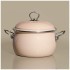 Кастрюля эмалир. с крышкой с эффектом металлик серия "deluxe" цв:розовый 5,2 л. 22х14,5 см Agness (901-098) Кастрюля эмалир. с крышкой с эффектом металлик серия "deluxe" цв:розовый 5,2 л. 22х14,5 см Agness (901-098)