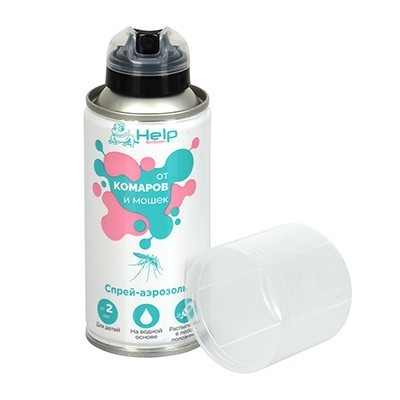Аэрозоль Help детский репеллентный от комаров и мошек 90 мл 80294 (75594) Аэрозоль Help детский репеллентный от комаров и мошек 90 мл 80294 (75594)