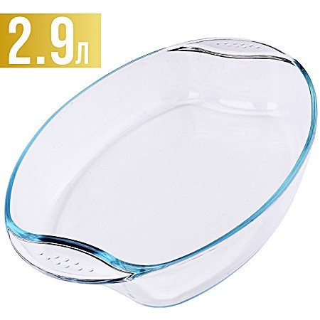 Жаровня 2,95л (36х24,5х7 см),стекл LR (20667)