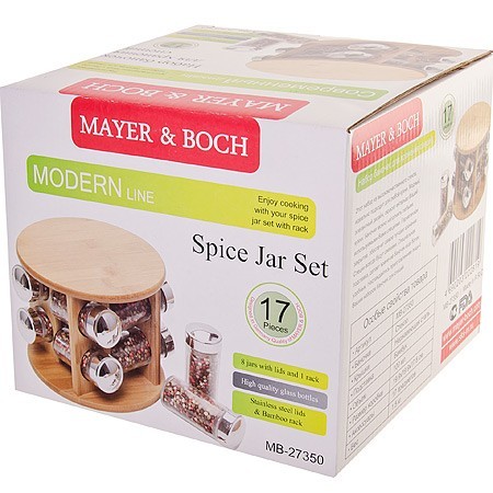 Набор для специй 17пр 100мл Бамбук Mayer&Boch (27350)