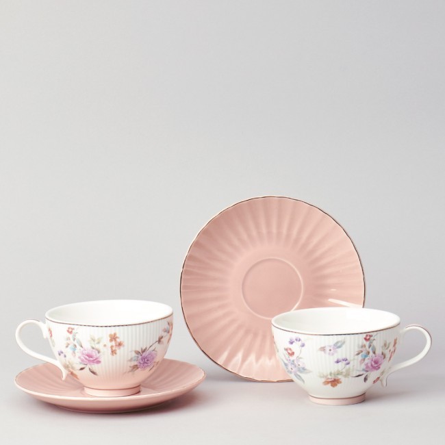 Чайный набор lefard "времена года" на 2 пер. 4 пр. 250 мл розовый Lefard (42-572)