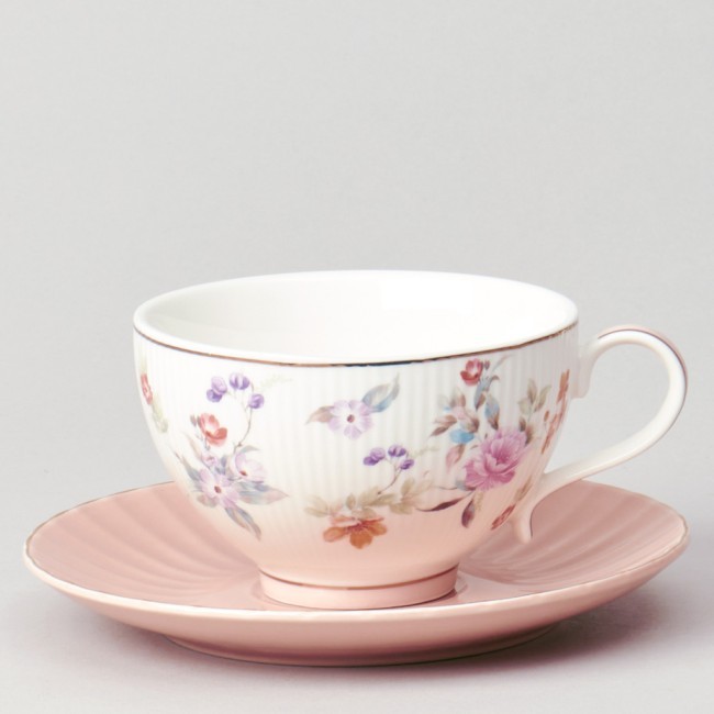 Чайный набор lefard "времена года" на 2 пер. 4 пр. 250 мл розовый Lefard (42-572)