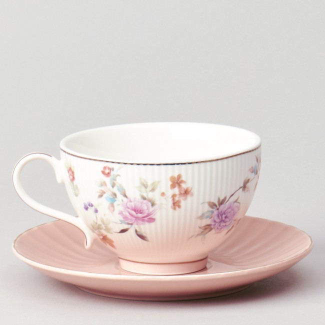 Чайный набор lefard "времена года" на 2 пер. 4 пр. 250 мл розовый Lefard (42-572)