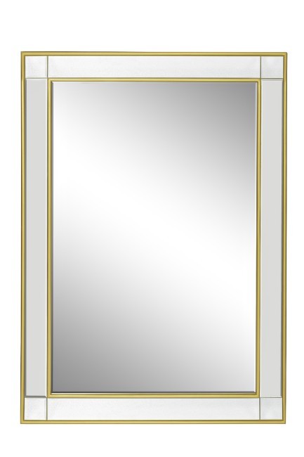 Зеркало прямоугольное отделка цвет золото 74*104см (TT-00008890) Зеркало прямоугольное отделка цвет золото 74*104см (TT-00008890)