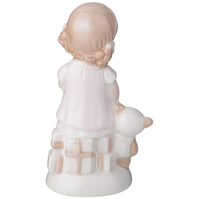 Фигурка "девочка с мишкой", 5,6*5*12,5см Lefard (146-1959)