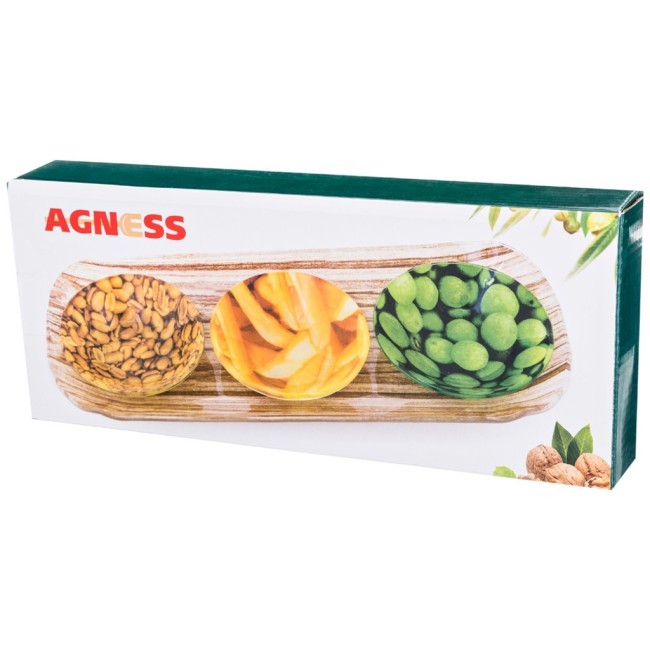 Набор для закусок 4 пр.: блюдо 28*10,5 см, 3 розетки, диаметр=8 см Lefard (33-138) Набор для закусок 4 пр.: блюдо 28*10,5 см, 3 розетки, диаметр=8 см Lefard (33-138)