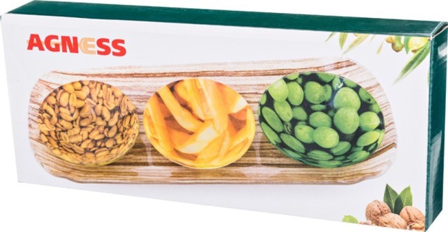 Набор для закусок 4 пр.: блюдо 28*10,5 см, 3 розетки, диаметр=8 см Lefard (33-138) Набор для закусок 4 пр.: блюдо 28*10,5 см, 3 розетки, диаметр=8 см Lefard (33-138)