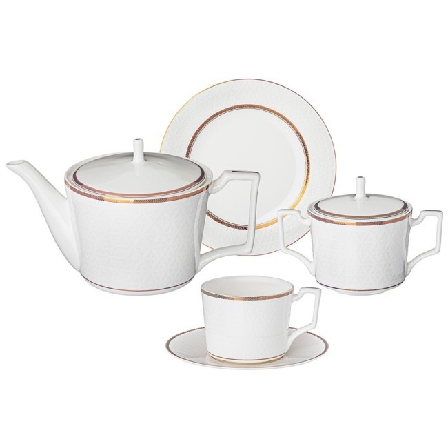 Чайный сервиз lefard "opera" на 6 пер. 20 пр. 1000/300/250 мл Lefard (440-252)