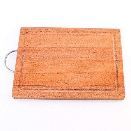 Доска разделочная с канавкой малая с мет/руч (09-21)