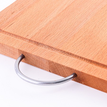 Доска разделочная с канавкой малая с мет/руч (09-21)