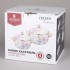 Набор кастрюль agness эмалированных серия "irises", 4пр. 2,1л и 3,8л Agness (950-603)