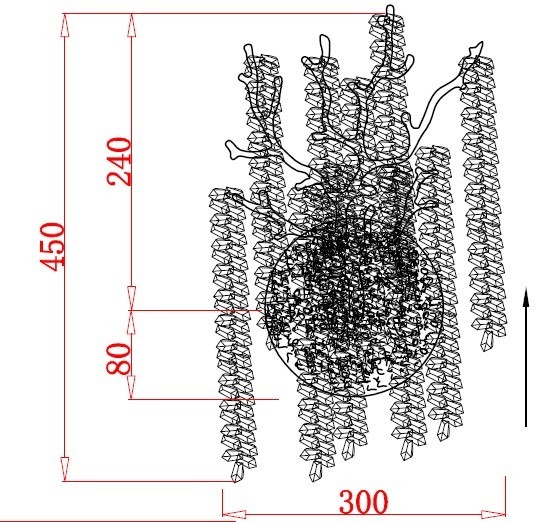Бра 30*45см, металл цвет серебро (TT-00012988) Бра 30*45см, металл цвет серебро (TT-00012988)
