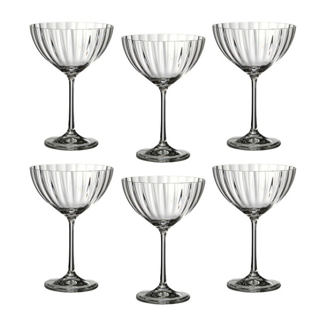 Набор бокалов для шампанского/коктейля из 6 шт. "waterfall" 340 мл высота=18 см Bohemia Crystal (674-230) Набор бокалов для шампанского/коктейля из 6 шт. "waterfall" 340 мл высота=18 см Bohemia Crystal (674-230)