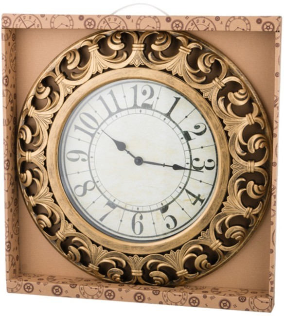 Часы настенные кварцевые "swiss home" 50*50*5 см. диаметр циферблата=30 см. Lefard (220-101)