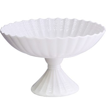 Ваза для фруктов 22,5х22,5х14см фарфорLR (60001)