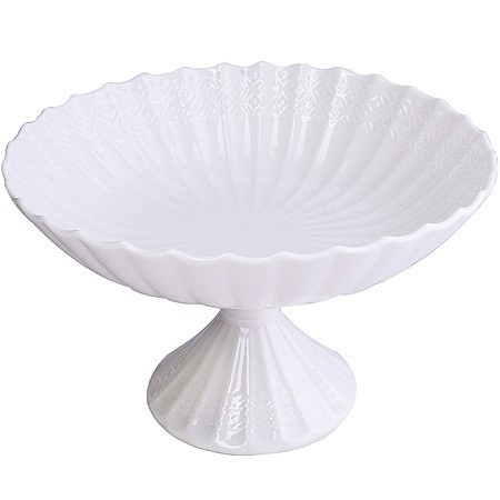 Ваза для фруктов 22,5х22,5х14см фарфорLR (60001) Ваза для фруктов 22,5х22,5х14см фарфорLR (60001)