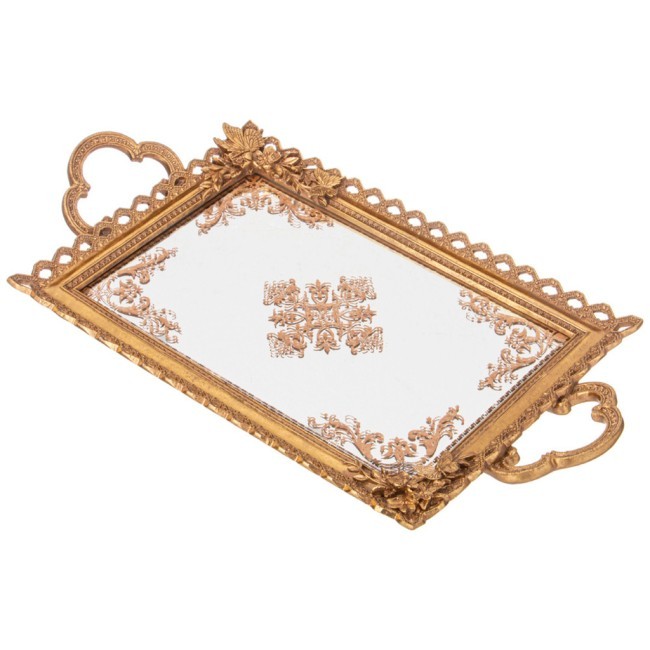 Поднос декоративный коллекция "рококо", 47*25,5*4,6cm Lefard (504-390) Поднос декоративный коллекция "рококо", 47*25,5*4,6cm Lefard (504-390)