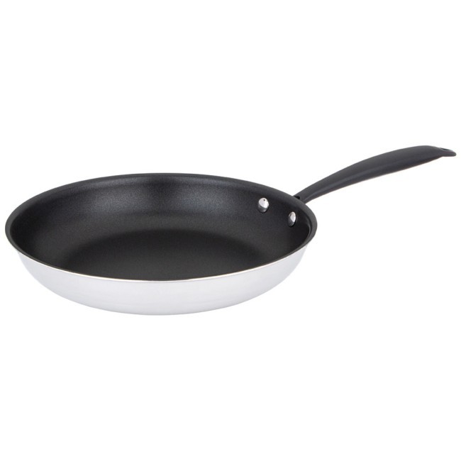 Сковорода c антипригарным покрытием "iron chef" agness 28*5.2cm технология 3-ply, нерж.сталь 18/10 Agness (947-104)