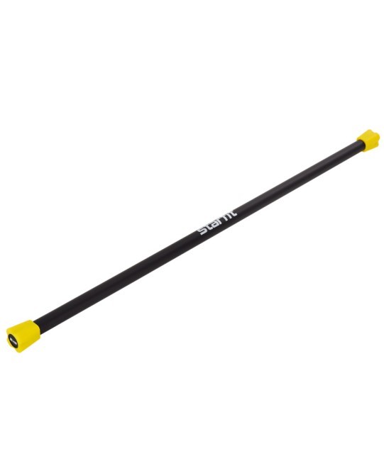 Бодибар Starfit BB-301, 2 кг, неопреновый, черный/желтый (1484614)