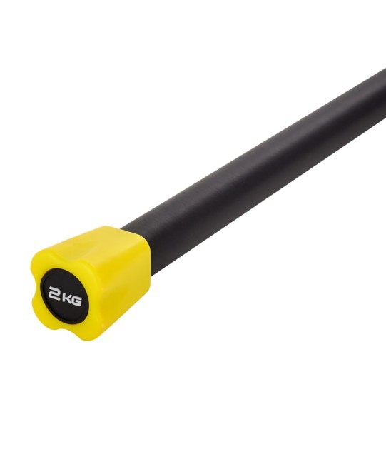 Бодибар STARFIT BB-301, 2 кг, неопреновый, черный/желтый (1484614) Бодибар STARFIT BB-301, 2 кг, неопреновый, черный/желтый (1484614)