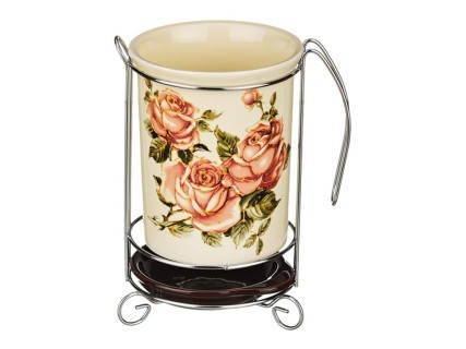 Подставка под кухонные приборы "корейская роза" 10,5*10,5*16 см Agness (358-756) Подставка под кухонные приборы "корейская роза" 10,5*10,5*16 см Agness (358-756)