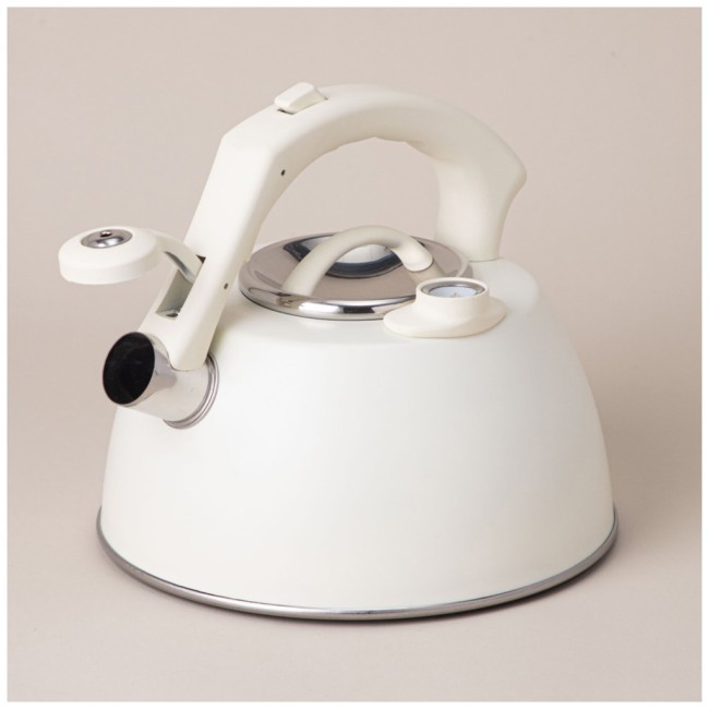 Чайник agness со свистком, серия тюдор, 2,8л термоаккумулирующее дно,индукция,встроенный термометр Agness (908-066)