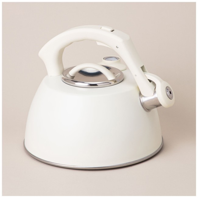 Чайник agness со свистком, серия тюдор, 2,8л термоаккумулирующее дно,индукция,встроенный термометр Agness (908-066)