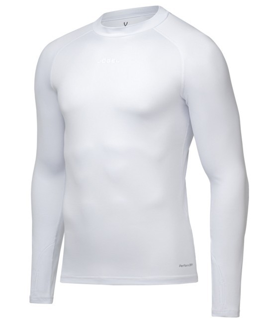 Джемпер компрессионный утепленный JÖGEL CAMP PerFormDRY Baselayer Top Warm, белый (2117325)
