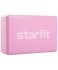 Блок для йоги Starfit YB-200 EVA, розовый пастель (2113197)