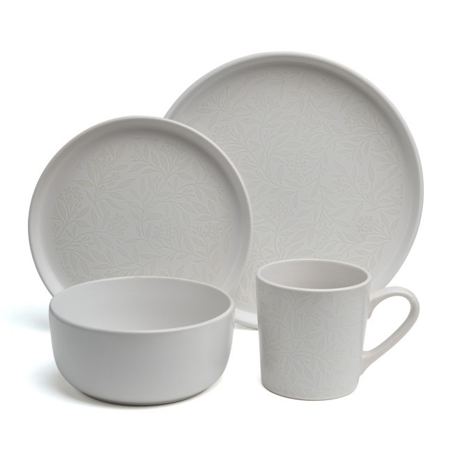 Набор посуды обеденный bronco "choice white" на 4 пер. 16 пр. Bronco (191-363) Набор посуды обеденный bronco "choice white" на 4 пер. 16 пр. Bronco (191-363)