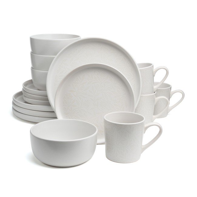 Набор посуды обеденный bronco "choice white" на 4 пер. 16 пр. Bronco (191-363) Набор посуды обеденный bronco "choice white" на 4 пер. 16 пр. Bronco (191-363)