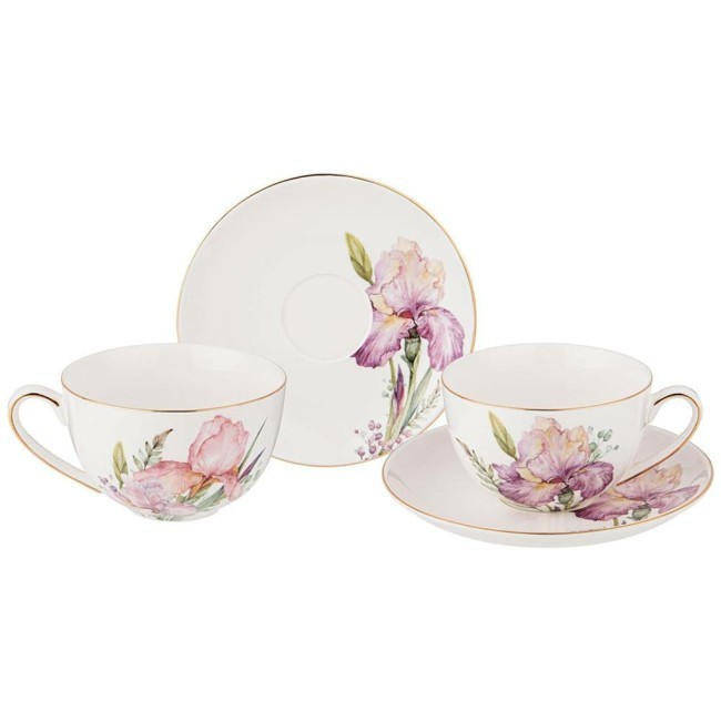 Чайный набор lefard "irises" на 2 пер. 4 пр. 280 мл Lefard (590-334) Чайный набор lefard "irises" на 2 пер. 4 пр. 280 мл Lefard (590-334)