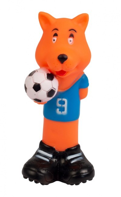 Игрушка для собаки из винила Каскад Лис с мячом 16,5 см (83322)