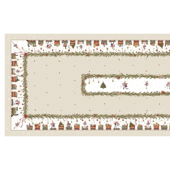 Скатерть 140х300 cm прямоугольная, "щелкунчик" цвет: бежевый, tm lefard, полиэстер 100% Lefard (986-002-21) Скатерть 140х300 cm прямоугольная, "щелкунчик" цвет: бежевый, tm lefard, полиэстер 100% Lefard (986-002-21)