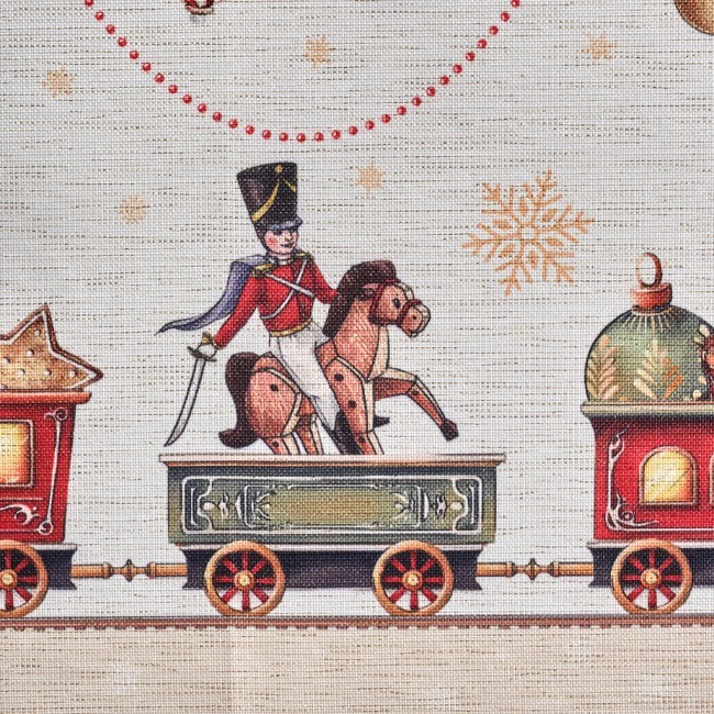 Скатерть 140х300 cm прямоугольная, "щелкунчик" цвет: бежевый, tm lefard, полиэстер 100% Lefard (986-002-21) Скатерть 140х300 cm прямоугольная, "щелкунчик" цвет: бежевый, tm lefard, полиэстер 100% Lefard (986-002-21)