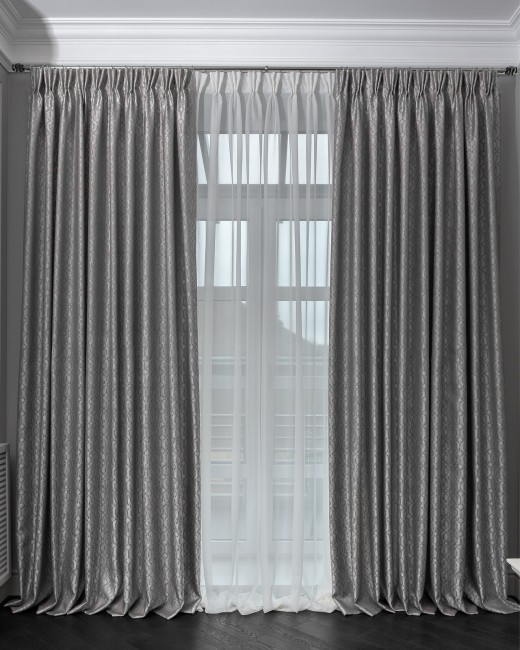 Портьера HOUSTON110 серая 275*260см (TT-00016737)