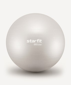 Фитбол STARFIT GB-108 антивзрыв, 1500 гр, тепло-серый пастель, 85 см (1747209)