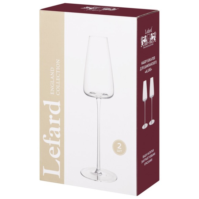 Набор бокалов для шампанского"alure" из 2 шт. 260 мл Lefard (685-162)