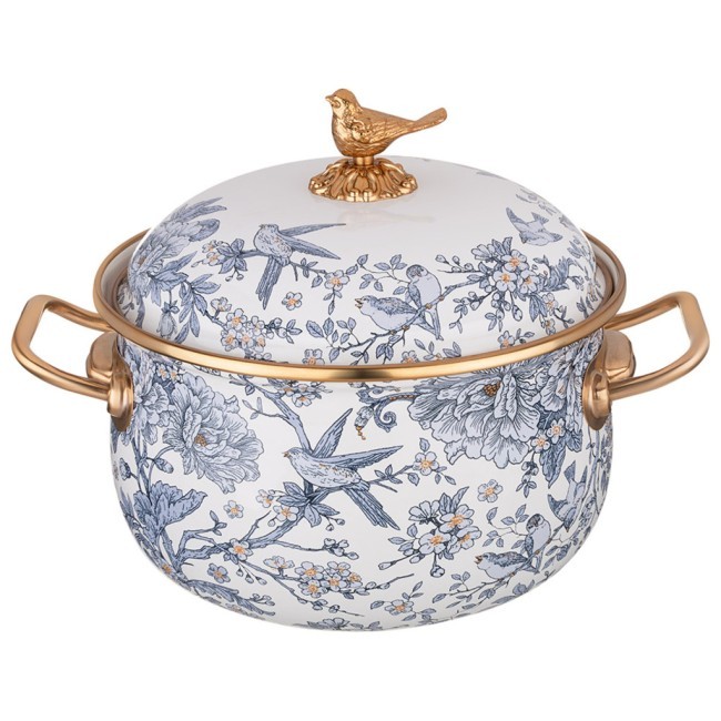 Набор кастрюль lefard эмалированных серия royal garden, 6пр. 2,1л, 2,8л и 3,8л Lefard (950-778)