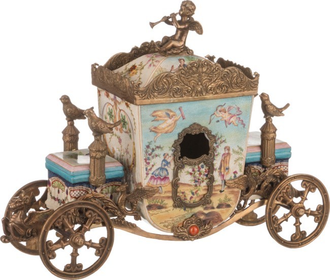 Изделие декоративное "карета" 50*13 см. высота=40 см. Lefard (469-252)