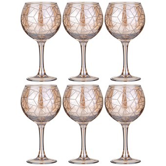 Набор фужеров из 6 шт "графика" мед 280 мл Lefard (194-954) Набор фужеров из 6 шт "графика" мед 280 мл Lefard (194-954)