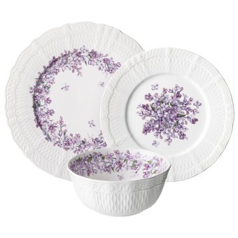 Набор посуды обеденный lefard "lilac" на 4 пер. 12 пр. Lefard (760-853)