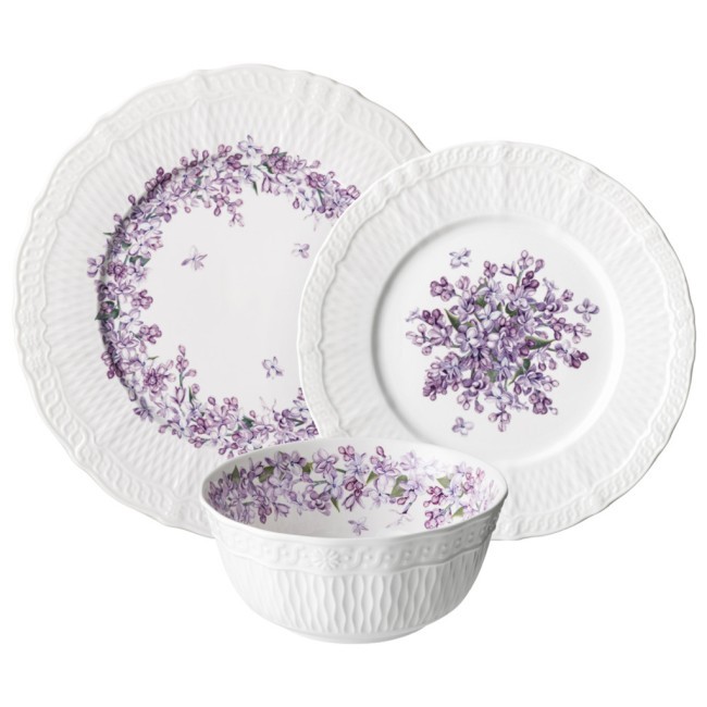 Набор посуды обеденный lefard "lilac" на 4 пер. 12 пр. Lefard (760-853)