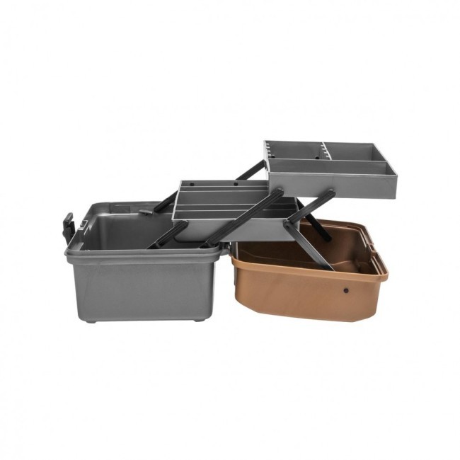 Ящик рыболовный двухполочный Helios T-HS-FB2-GO (77275)