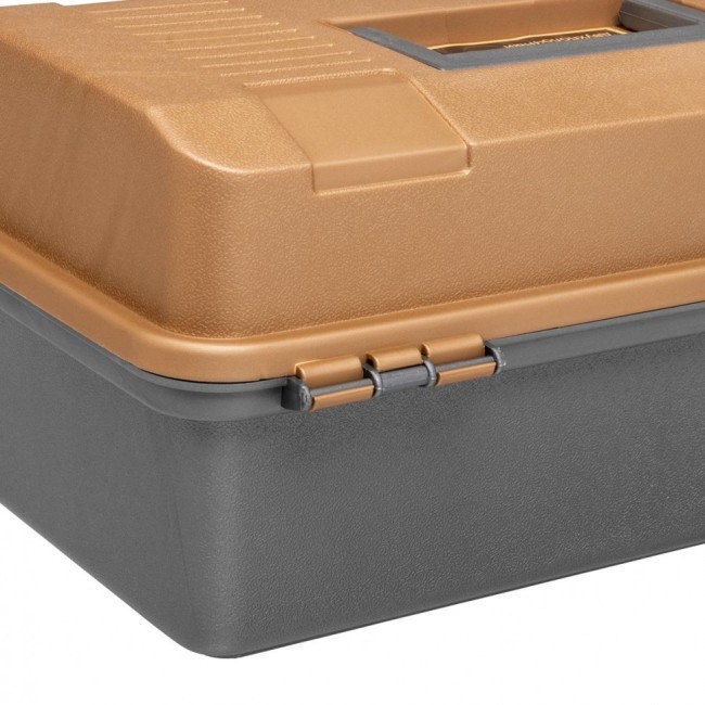 Ящик рыболовный двухполочный Helios T-HS-FB2-GO (77275)