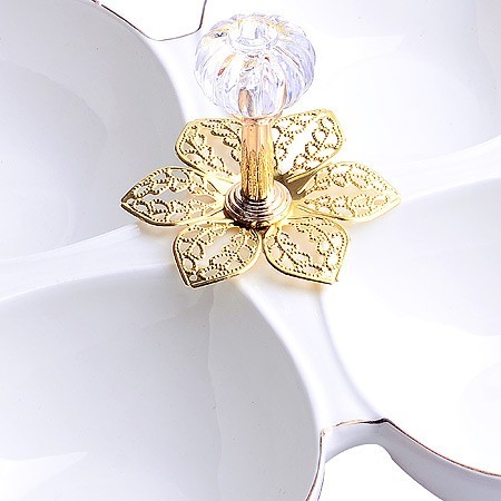 Менажница фарфор 4 секц 20х20х5 LR (60044) Менажница фарфор 4 секц 20х20х5 LR (60044)