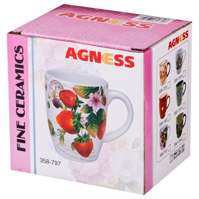 Кружка "лимоны" 300 мл. Agness (358-1359)